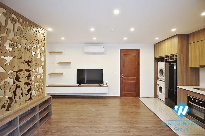 Lovely studio apartment with modern furnishings for lease in Trinh Cong Son district, Hanoi